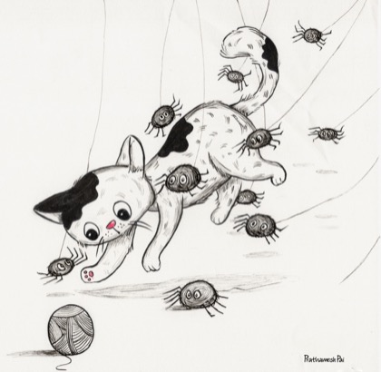 Wag's army of spiders